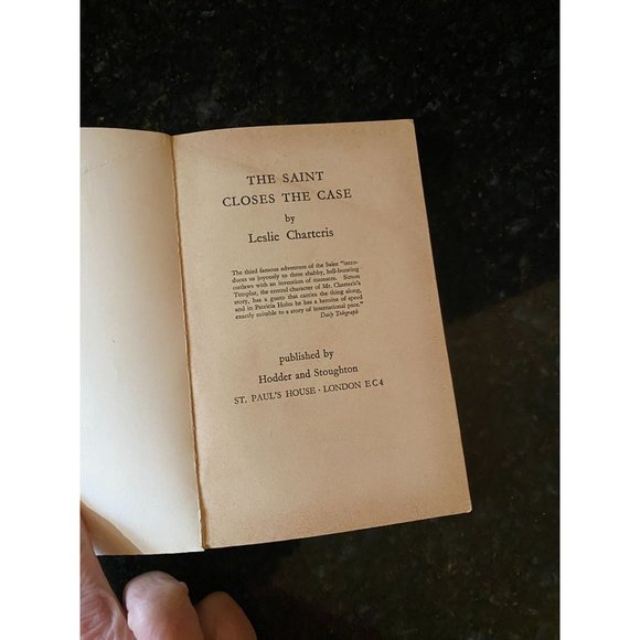 Leslie Charteris, The Saint Closes the Case, 1951 - Picture 3 of 5
